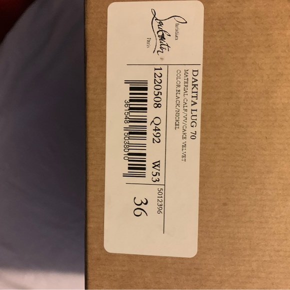 Christian Louboutin Dakita Lug 70 ankle leather boot - Picture 9 of 9